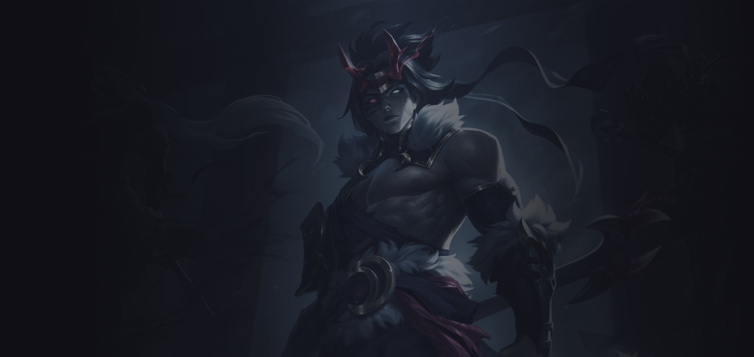 Imagem de fundo do campeão 'Kayn' de League of Legends.